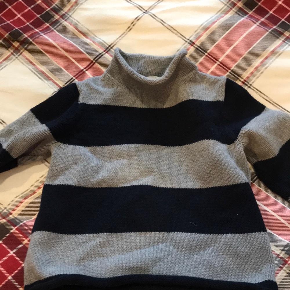 Boys jcrew roll neck sweater size 2